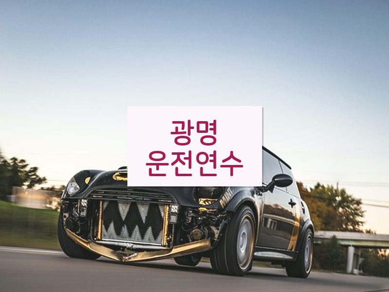 광명운전연수 후기