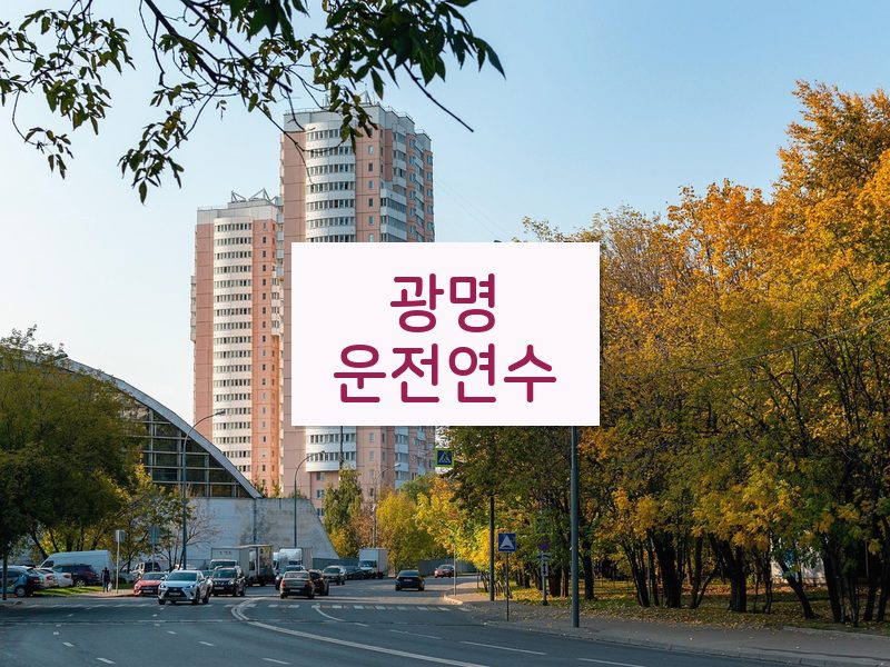 광명운전연수 후기
