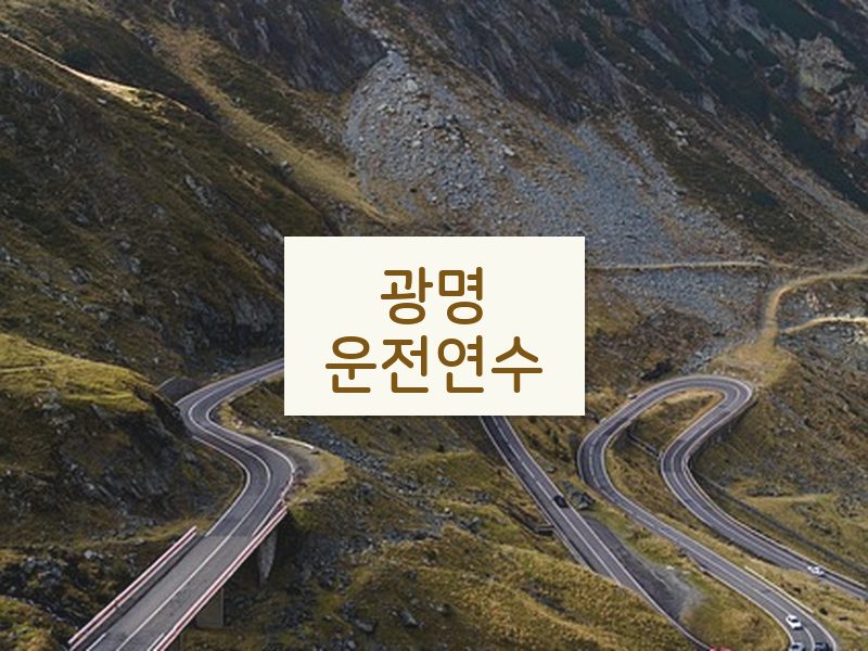 광명운전연수 후기