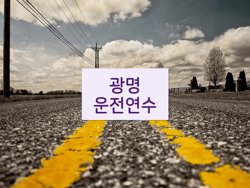 광명운전연수 후기
