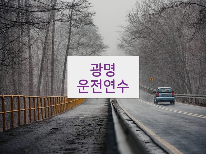 광명운전연수 후기