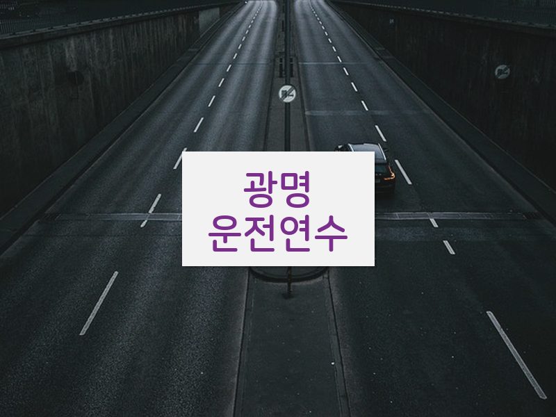 광명운전연수 후기