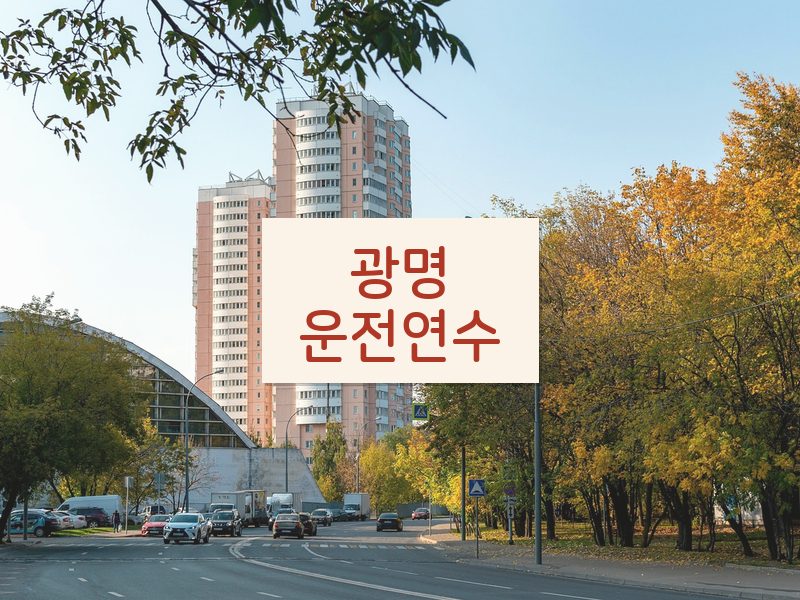 광명운전연수 후기