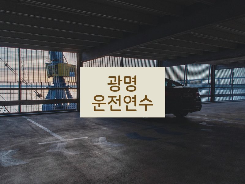 광명운전연수 후기