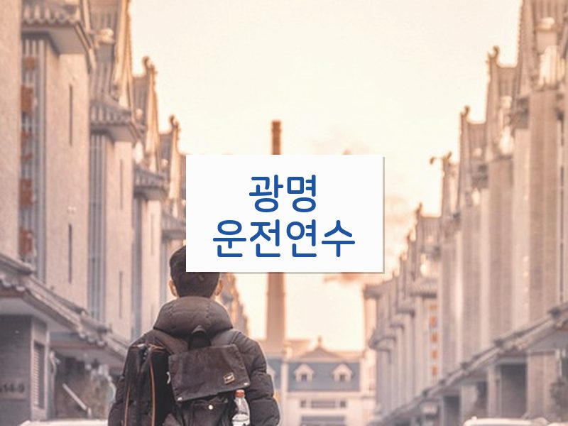 광명운전연수 후기