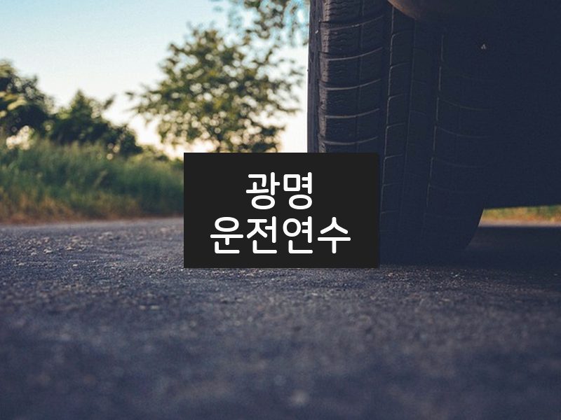 광명운전연수 후기