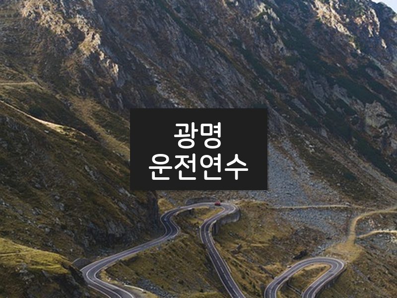 광명운전연수 후기