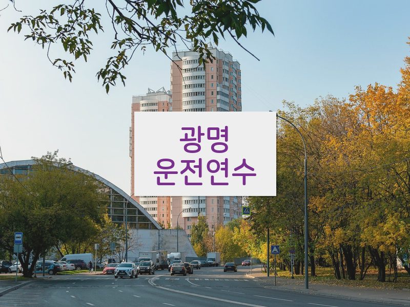 광명운전연수 후기