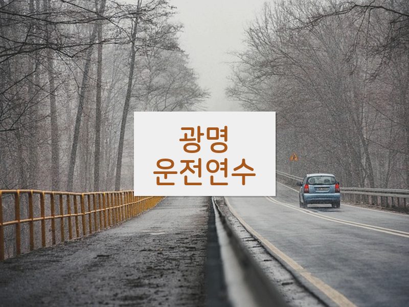 광명운전연수 후기
