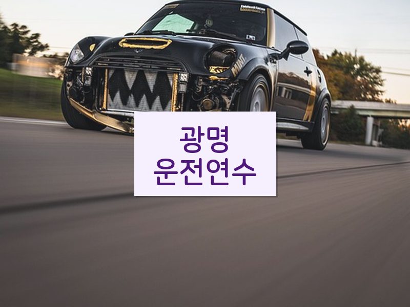 광명운전연수 후기