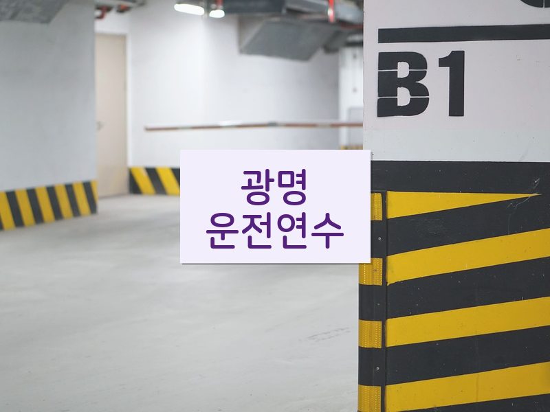 광명운전연수 후기