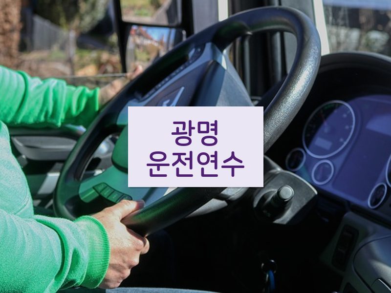 광명운전연수 후기