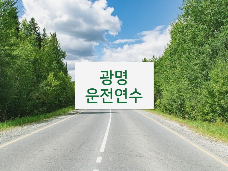 광명운전연수 후기