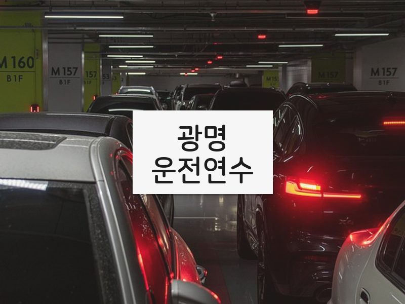 광명운전연수 후기