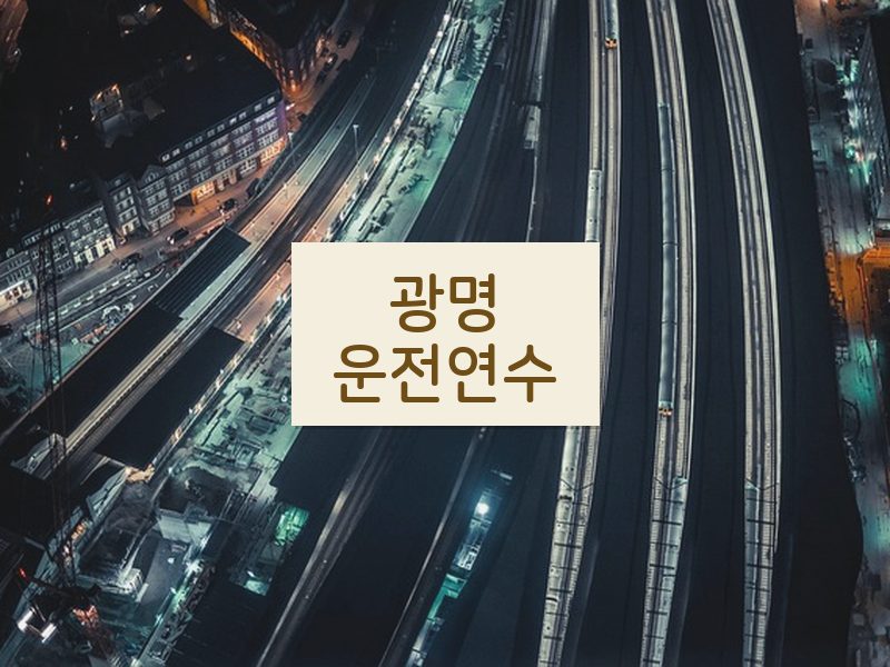 광명운전연수 후기
