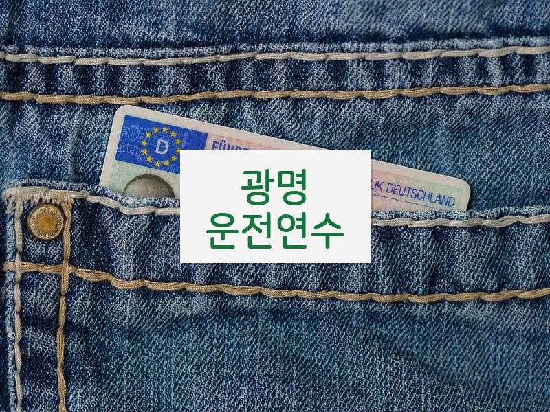 광명운전연수 후기