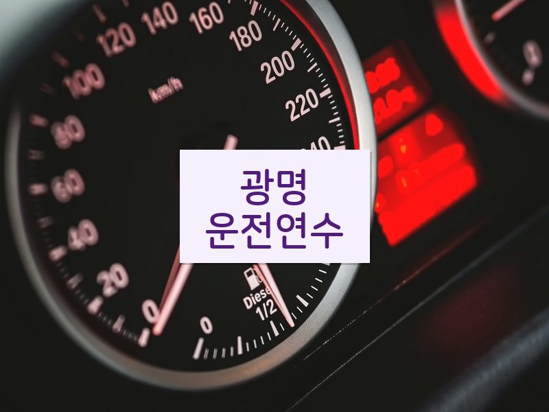 광명운전연수 후기