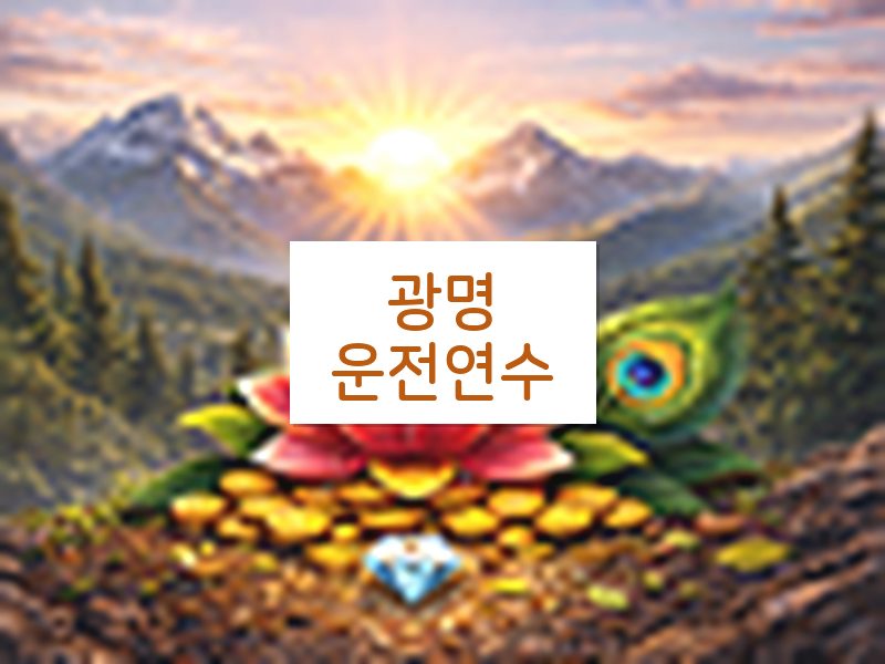 광명운전연수 후기