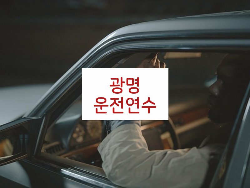 광명운전연수 후기