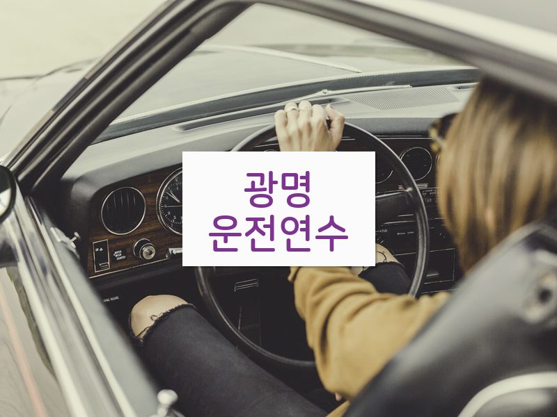 광명운전연수 후기
