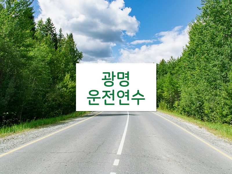 광명운전연수 후기