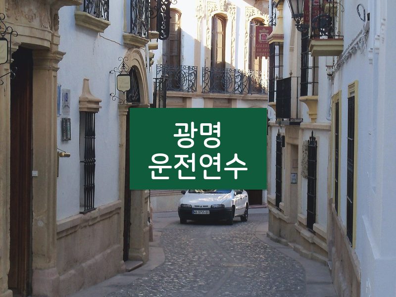 광명운전연수 후기