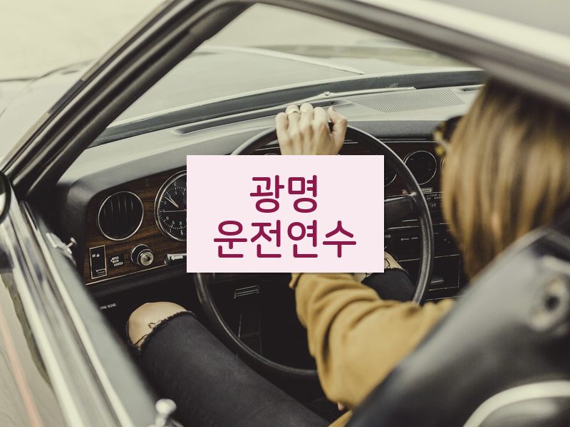 광명운전연수 후기