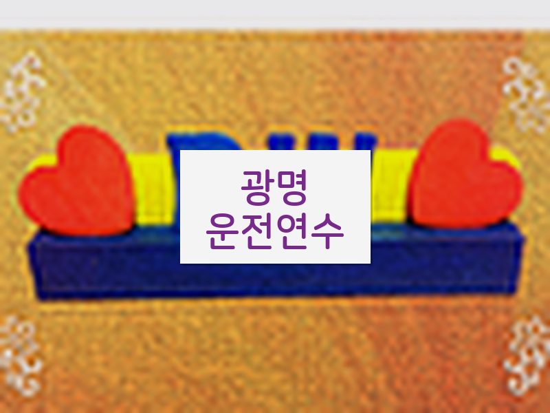 광명운전연수 후기