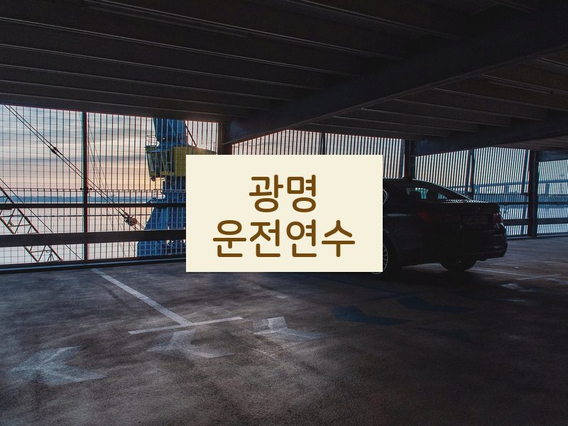 광명운전연수 후기