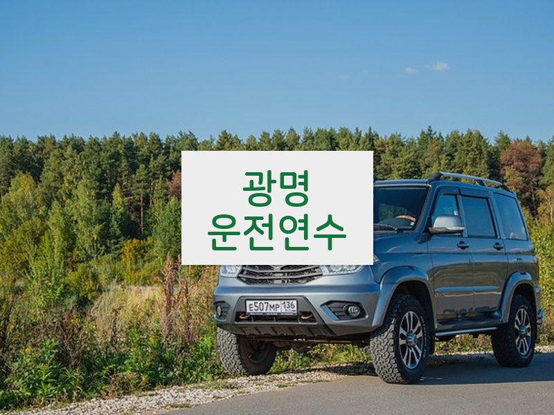광명운전연수 후기