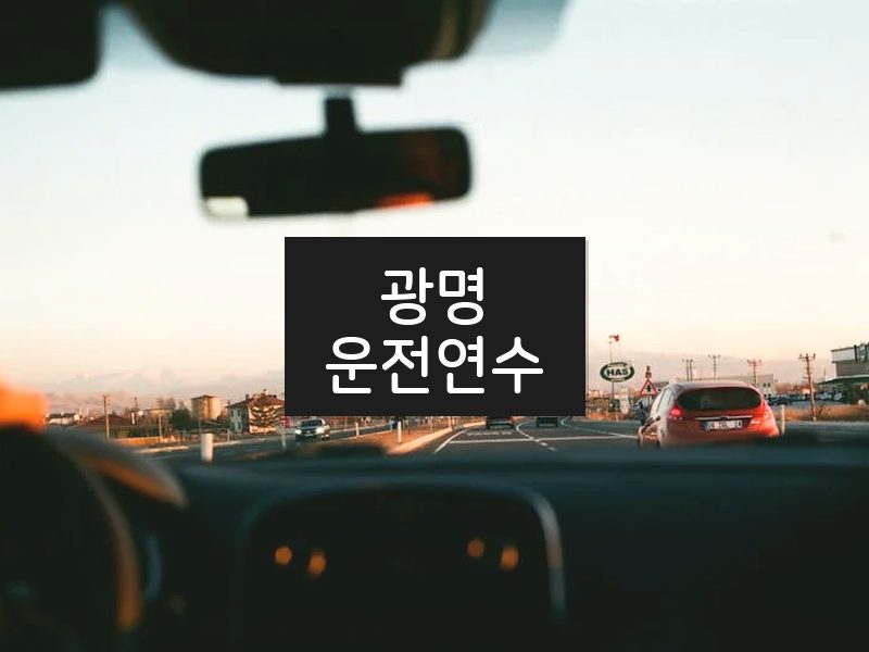 광명운전연수 후기