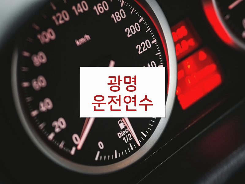광명운전연수 후기