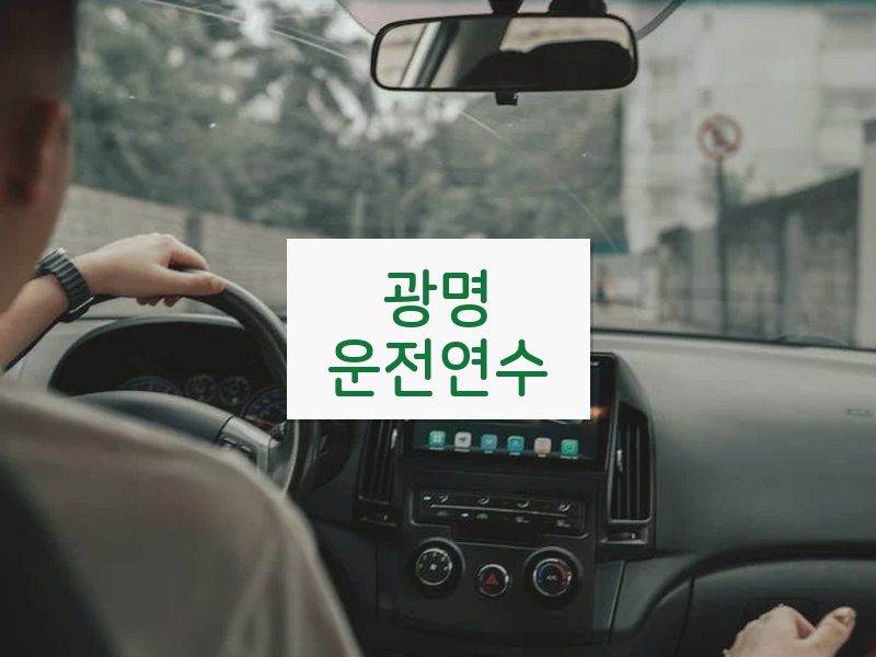 광명운전연수 후기