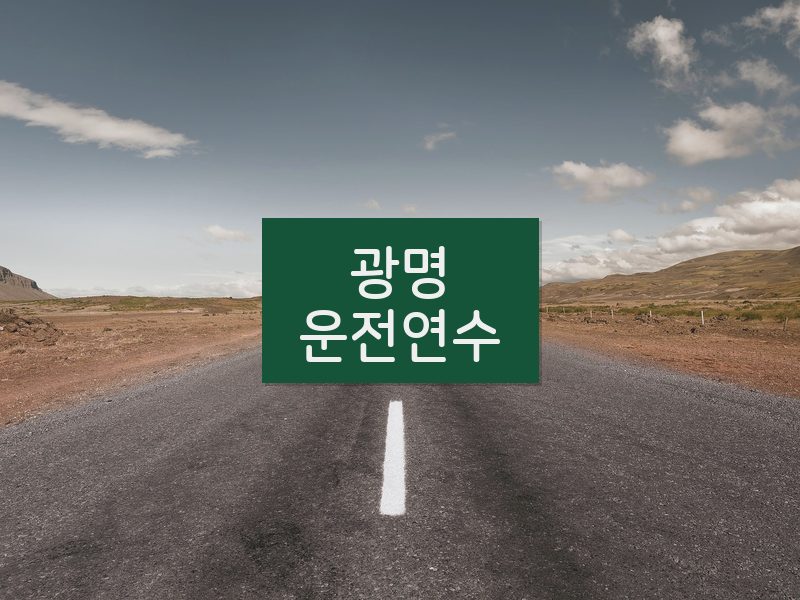 광명운전연수 후기