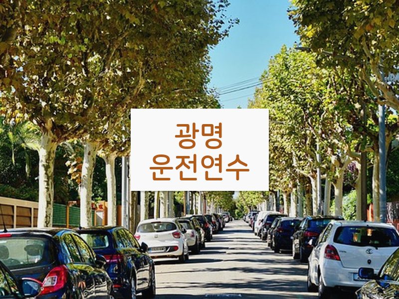 광명운전연수 후기