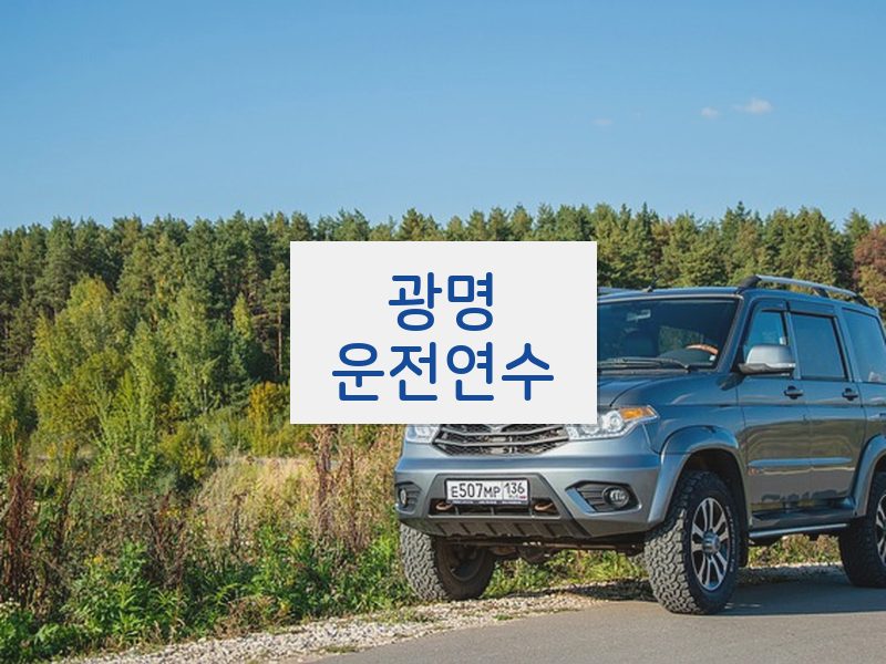 광명운전연수 후기