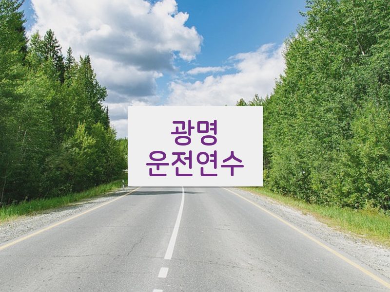광명운전연수 후기