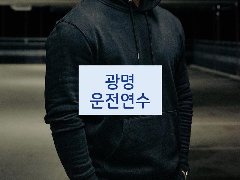 광명운전연수 후기