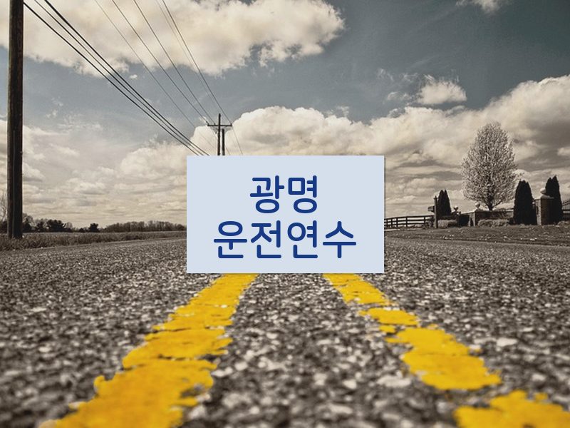 광명운전연수 후기