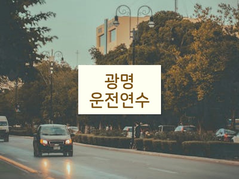 광명운전연수 후기
