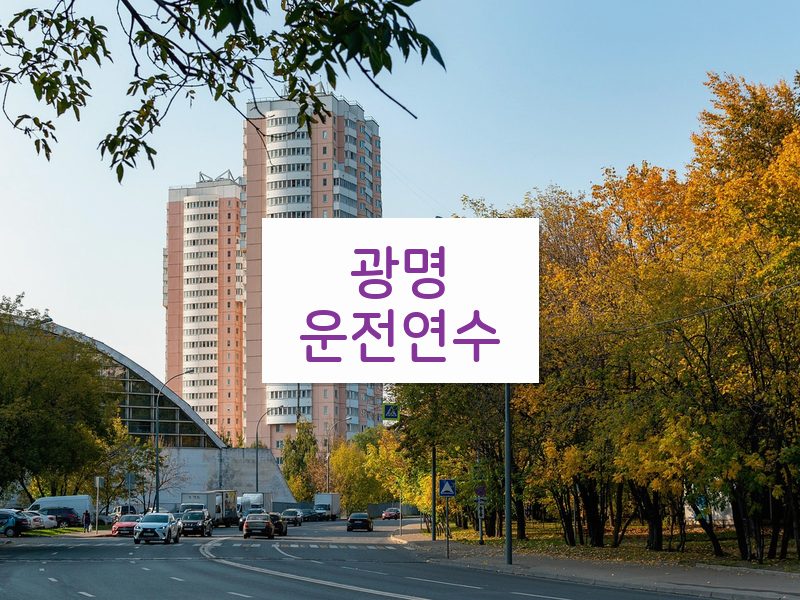 광명운전연수 후기