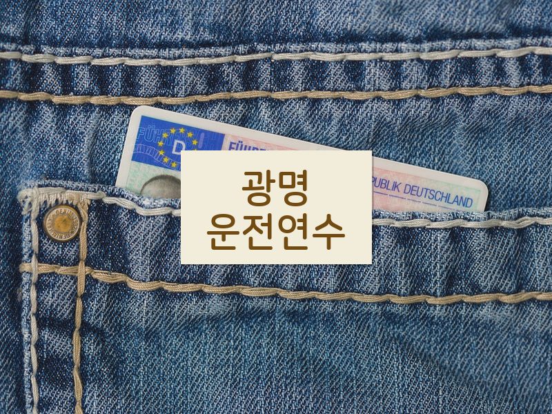 광명운전연수 후기