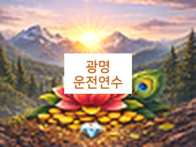 광명운전연수 후기