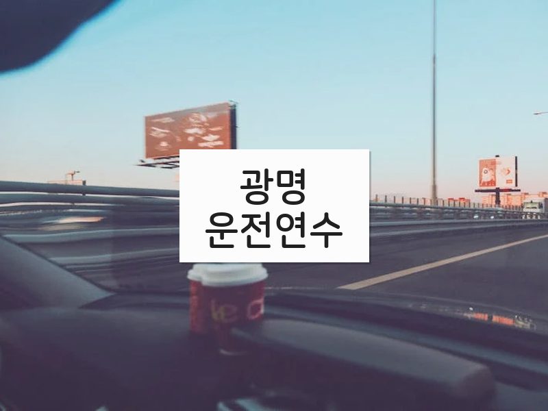광명운전연수 후기