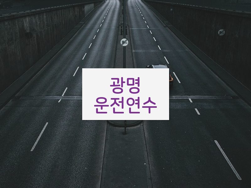 광명운전연수 후기