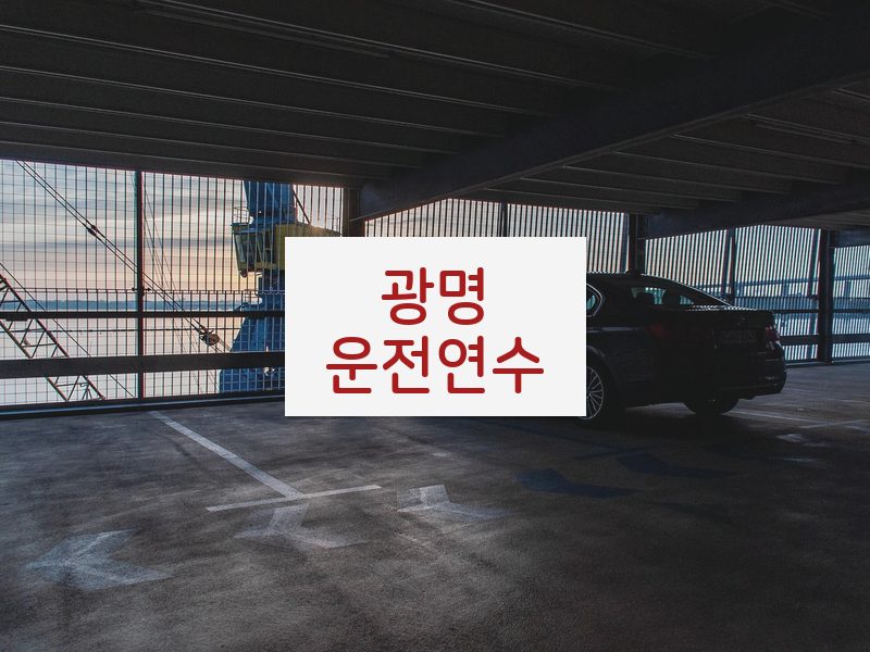 광명운전연수 후기