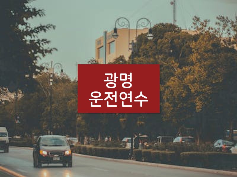광명운전연수 후기