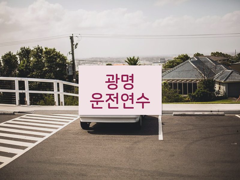 광명운전연수 후기