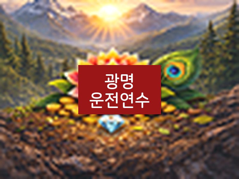 광명운전연수 후기