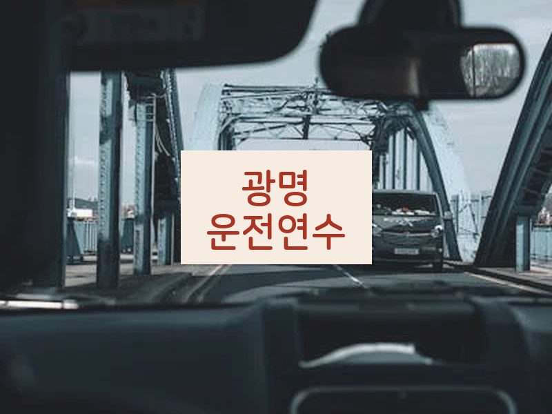 광명운전연수 후기